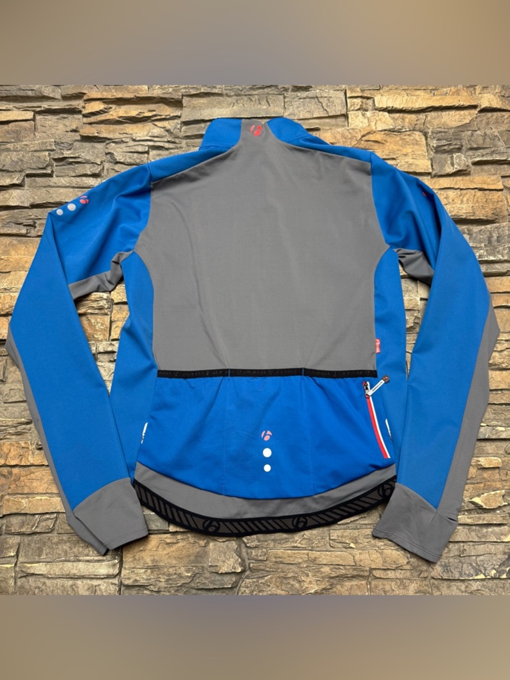 Bontrager RXL 180 Softshell Jacket Mens Large Blue Gray Cycling Racing Biking - Picture 8 of 13